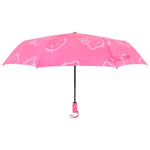 Sanrio Hello Kitty Allover Head Print Umbrella In Pink