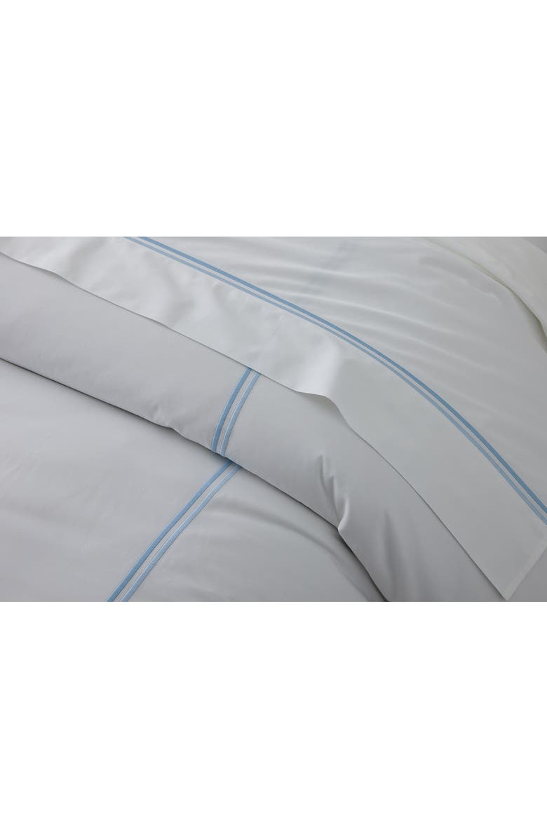 Matouk Essex Duvet Cover, Alternate, color, Charcoal