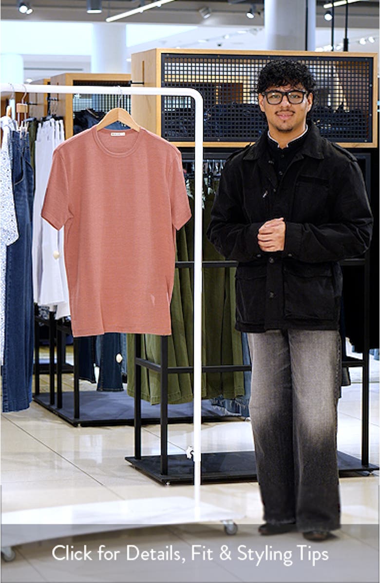 Signature Jacquard Crewneck T-Shirt, sales video thumbnail