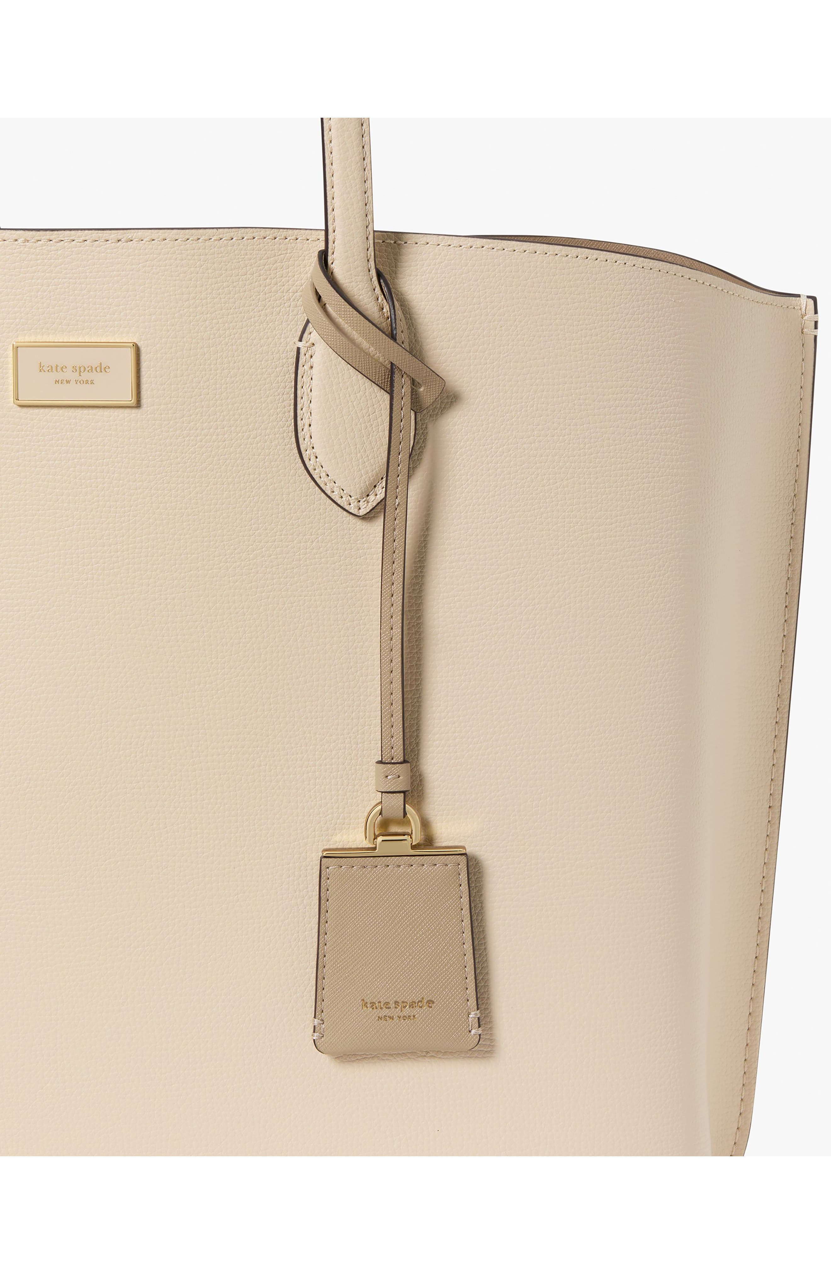 suite large leather tote, Alternate, color, MILK GLASS MULTI