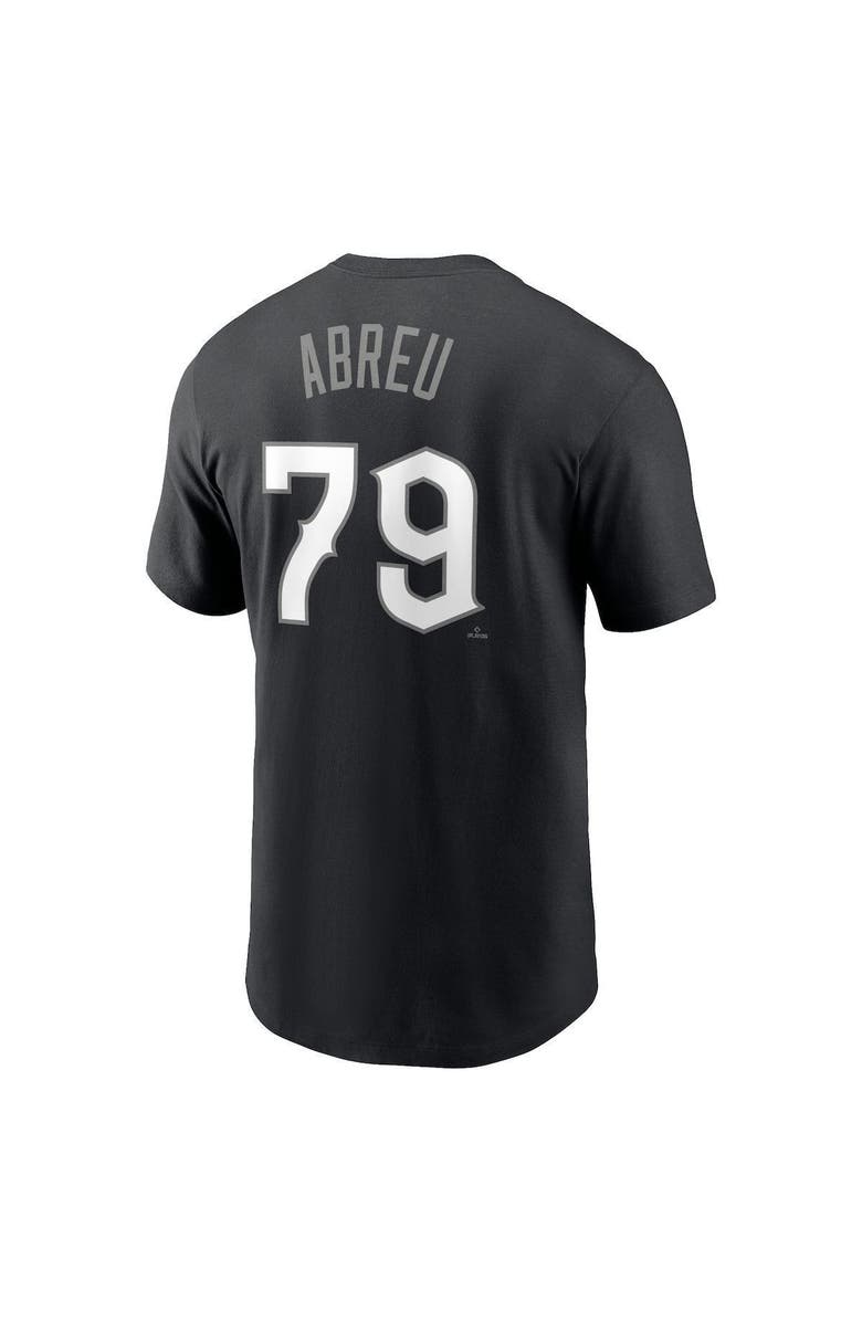 Nike Men's Nike Jose Abreu Black Chicago White Sox City Connect Name & Number T-Shirt, Alternate, color, 