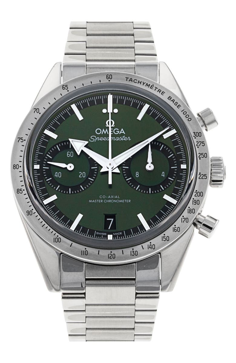 Watchfinder & Co. Omega Preowned 2022 Speedmaster 57 Bracelet Chronograph Watch, 40mm, Main, color,