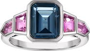 FZN Topaz and Pink Sapphire Statement Ring