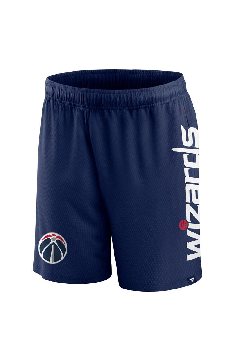FANATICS Men's Fanatics Branded Navy Washington Wizards Post Up Mesh Shorts, Alternate, color, Navy