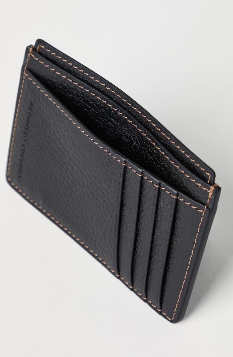 Brunello Cucinelli Calfskin card case, Alternate, color,