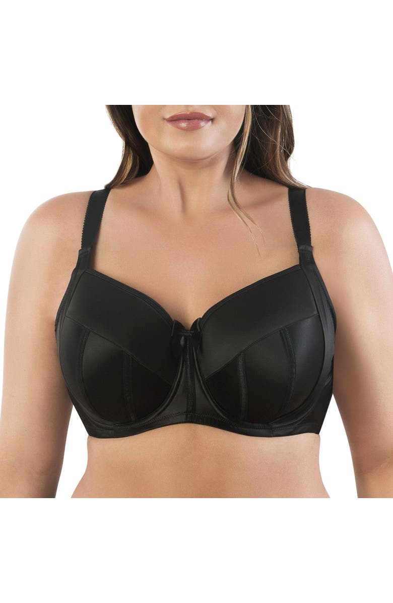 Parfait Charlotte Underwire Padded Bra, Alternate, color, Black