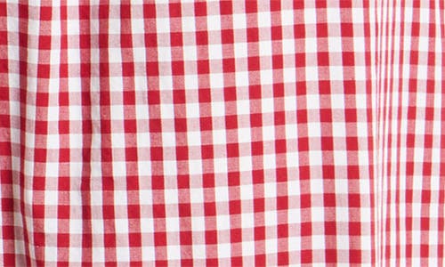 Bdg Urban Outfitters Gingham Check Straight Leg Pants In Red Check