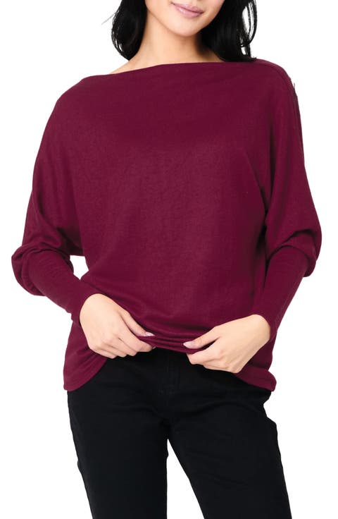 Slouchy Luxe Boatneck Top