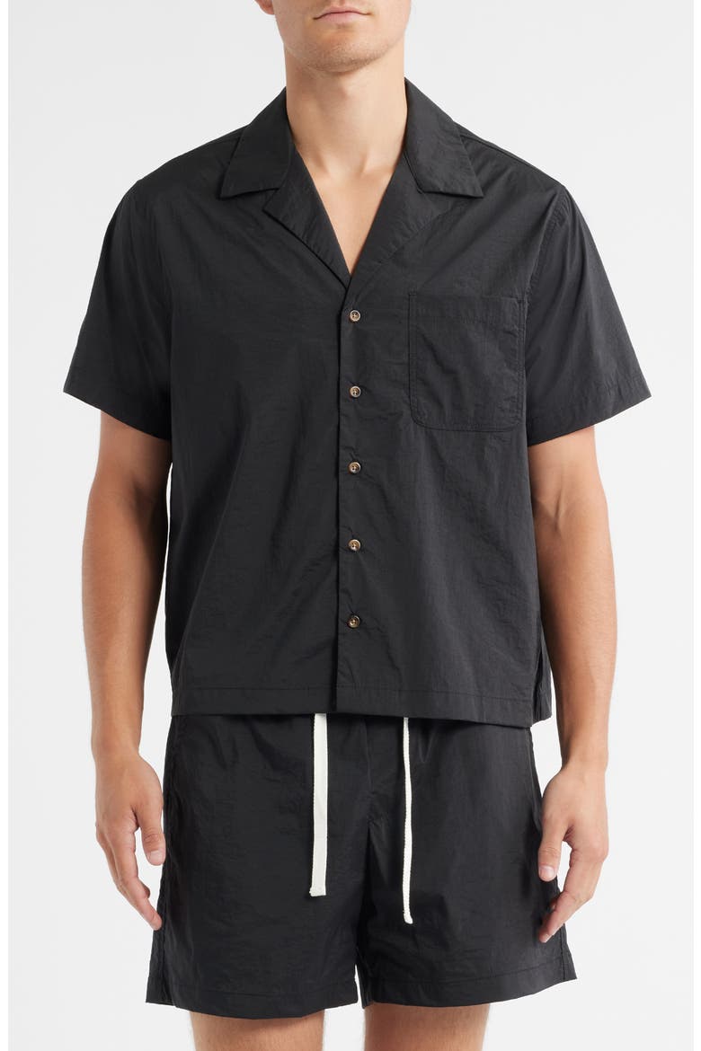 Kore Stretch Nylon Camp Shirt (Men) | Nordstrom