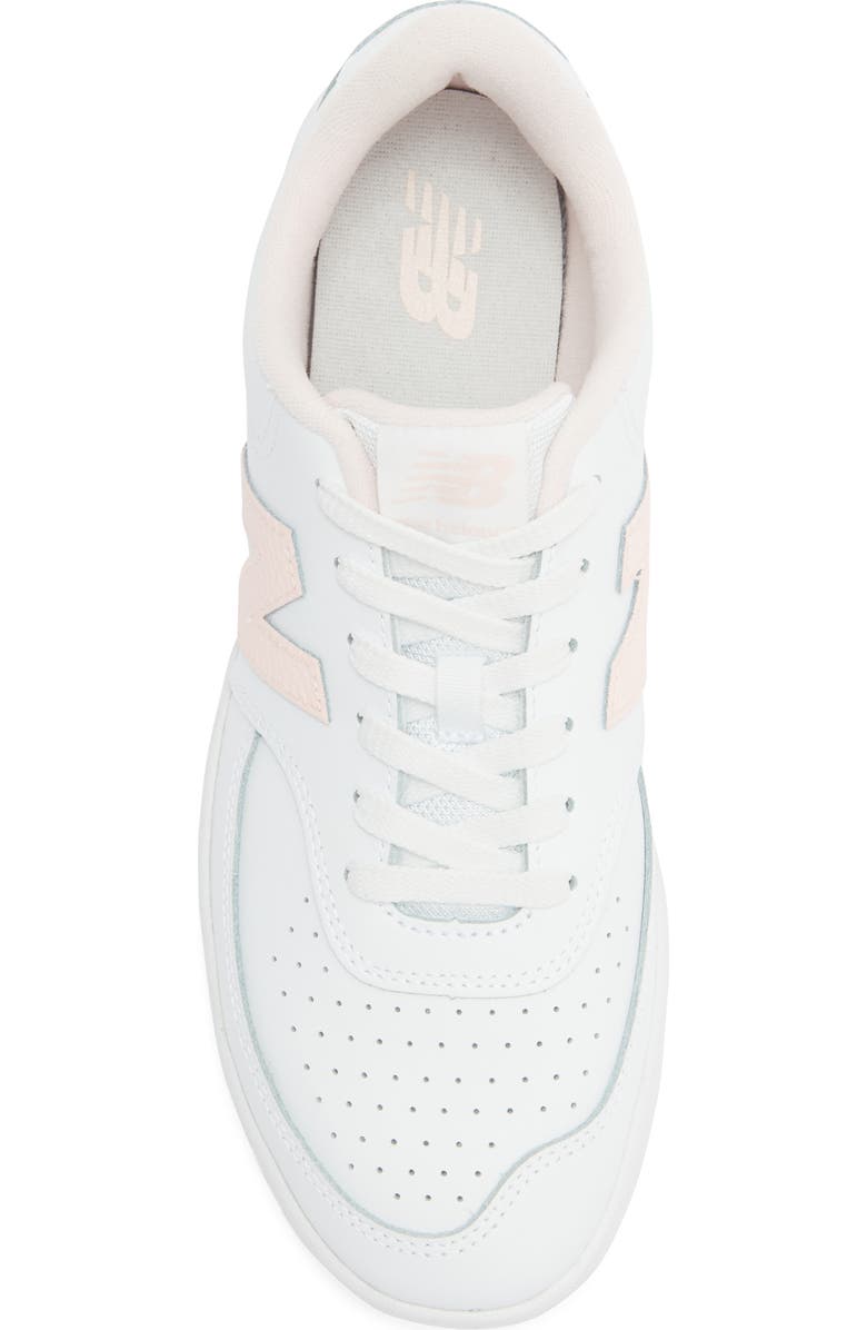 New Balance 080 Sneaker, Alternate, color, White/ Shell Pink
