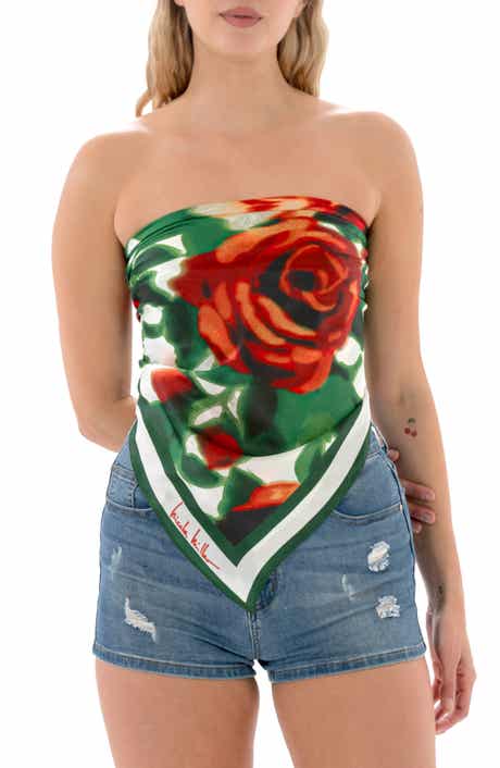 Nicole Miller Floral Square Scarf