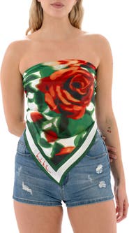 Nicole Miller Floral Square Scarf
