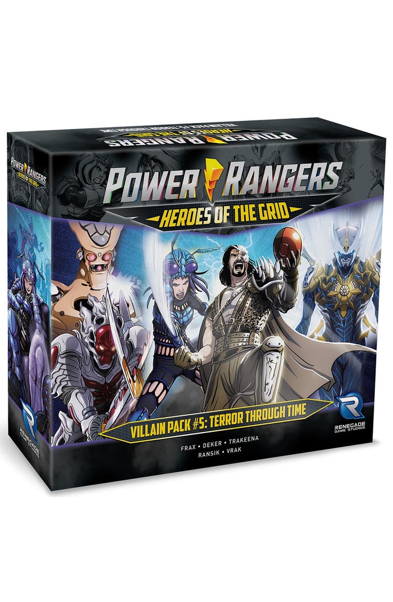 Renegade Game Studios Power Rangers Heroes of The Grid Villain Pack #5, Ages 14+, Main, color, Multicolored