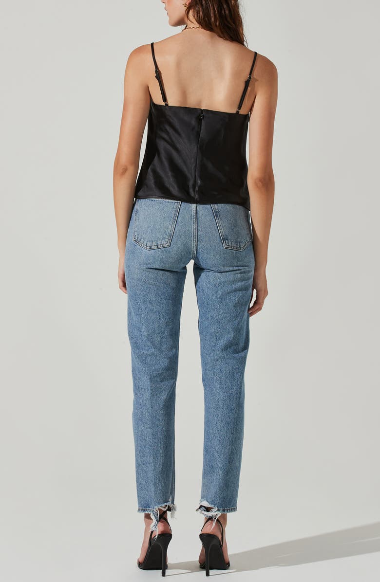 ASTR the Label Cowl Neck Satin Camisole, Alternate, color, 