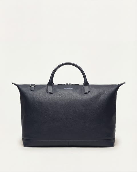 Hartsfield Pebble-Grained Leather Weekender Bag