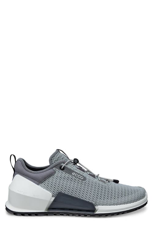 Ecco Biom 2.0 Breathru Sneaker In Concrete/steel/steel