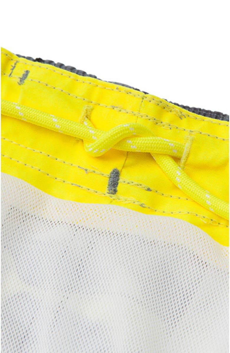 Rokka&Rolla Kid's Swim Trunks with Mesh Lining and UPF 50+, Alternate, color, Shark Fin