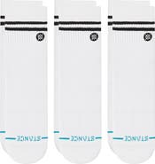 Stance Core 3-Pack Cotton Blend Quarter Socks