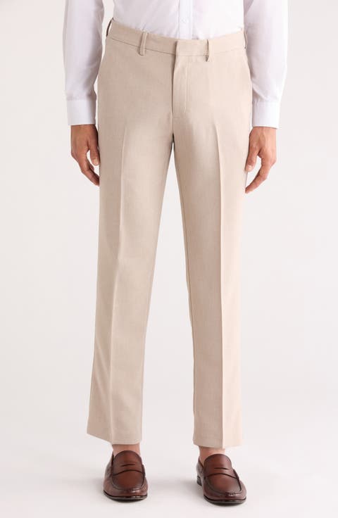 Flat Front Slim Fit Pants