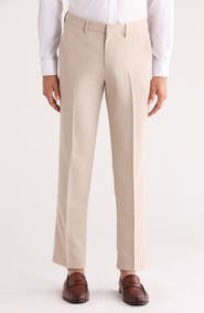 Kenneth Cole Reaction Flat Front Slim Fit Pants