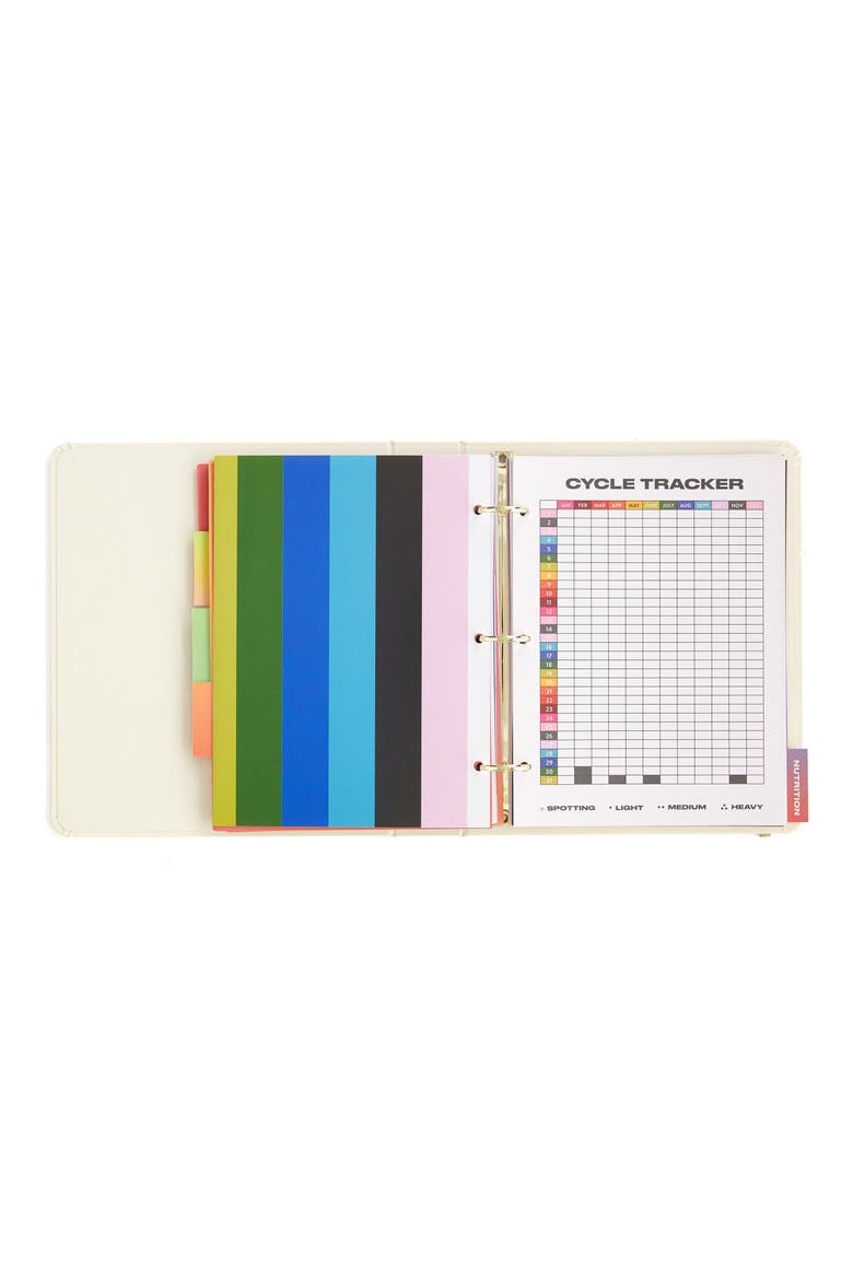 How Are You Feeling Wellness Planner, Alternate, color, CREAM