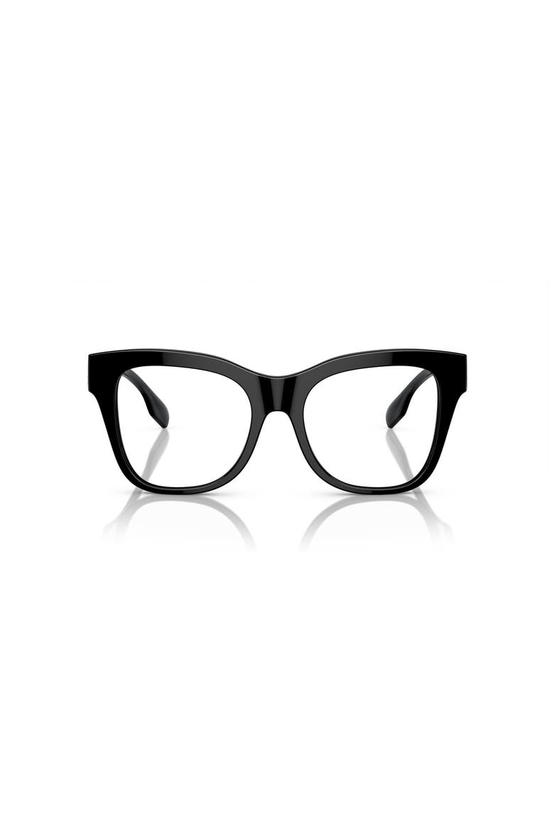 52mm Square optical glasses, Alternate, color, Black