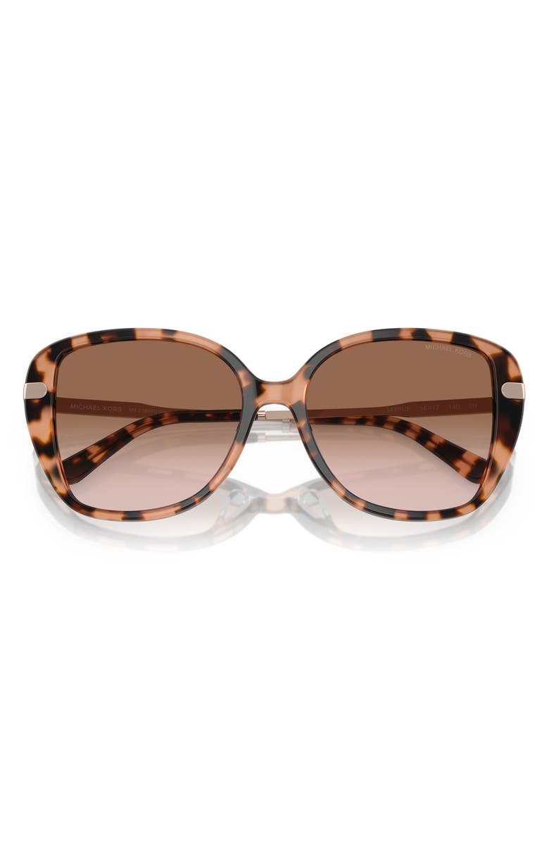 Michael Kors 54mm Gradient Square Sunglasses, Alternate, color, Pink Tortoise