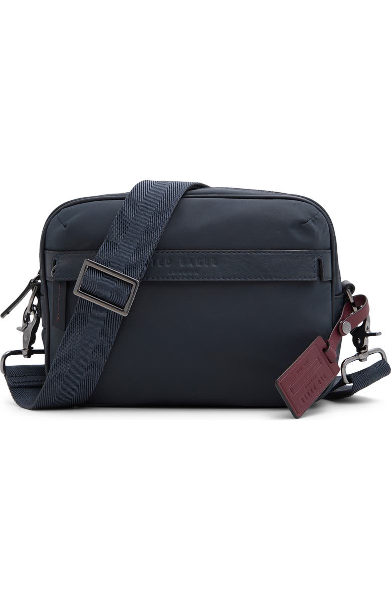 Ted Baker London Roman Nylon Messenger Bag, Main, color,