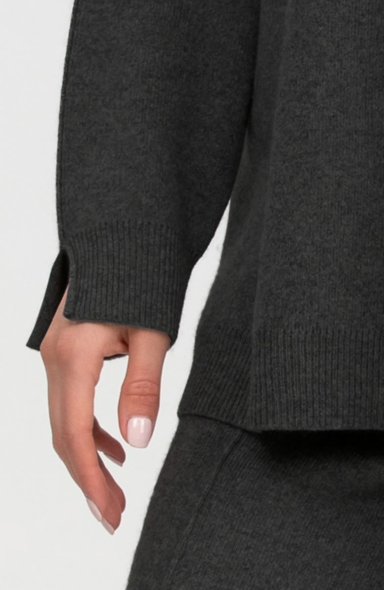 PIETRO BRUNELLI MATERNITY Meribel Maternity Turtleneck Sweater, Alternate, color, Oxford