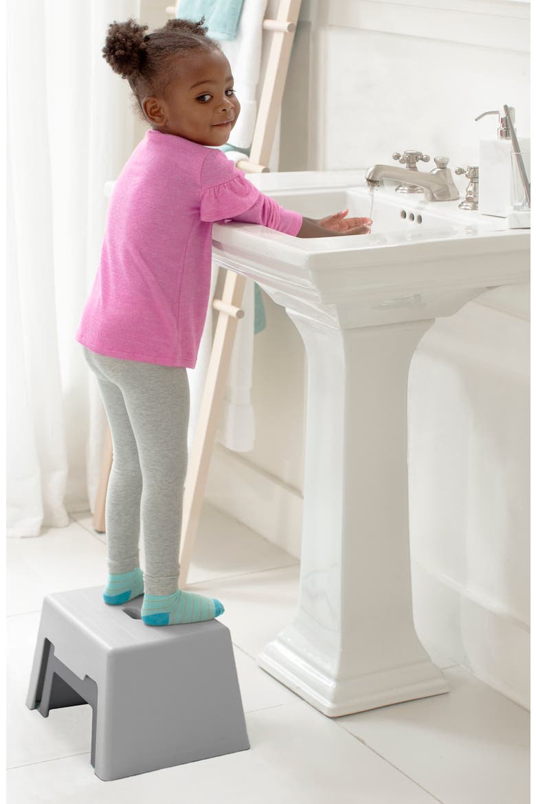 Double-Up Step Stool, Alternate, color, GRAY