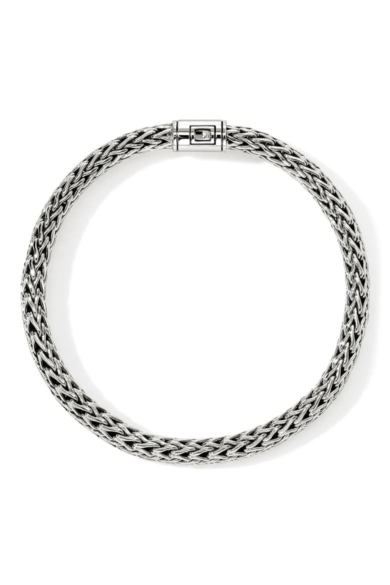 Icon Bracelet, 6.5mm, Alternate, color, SILVER