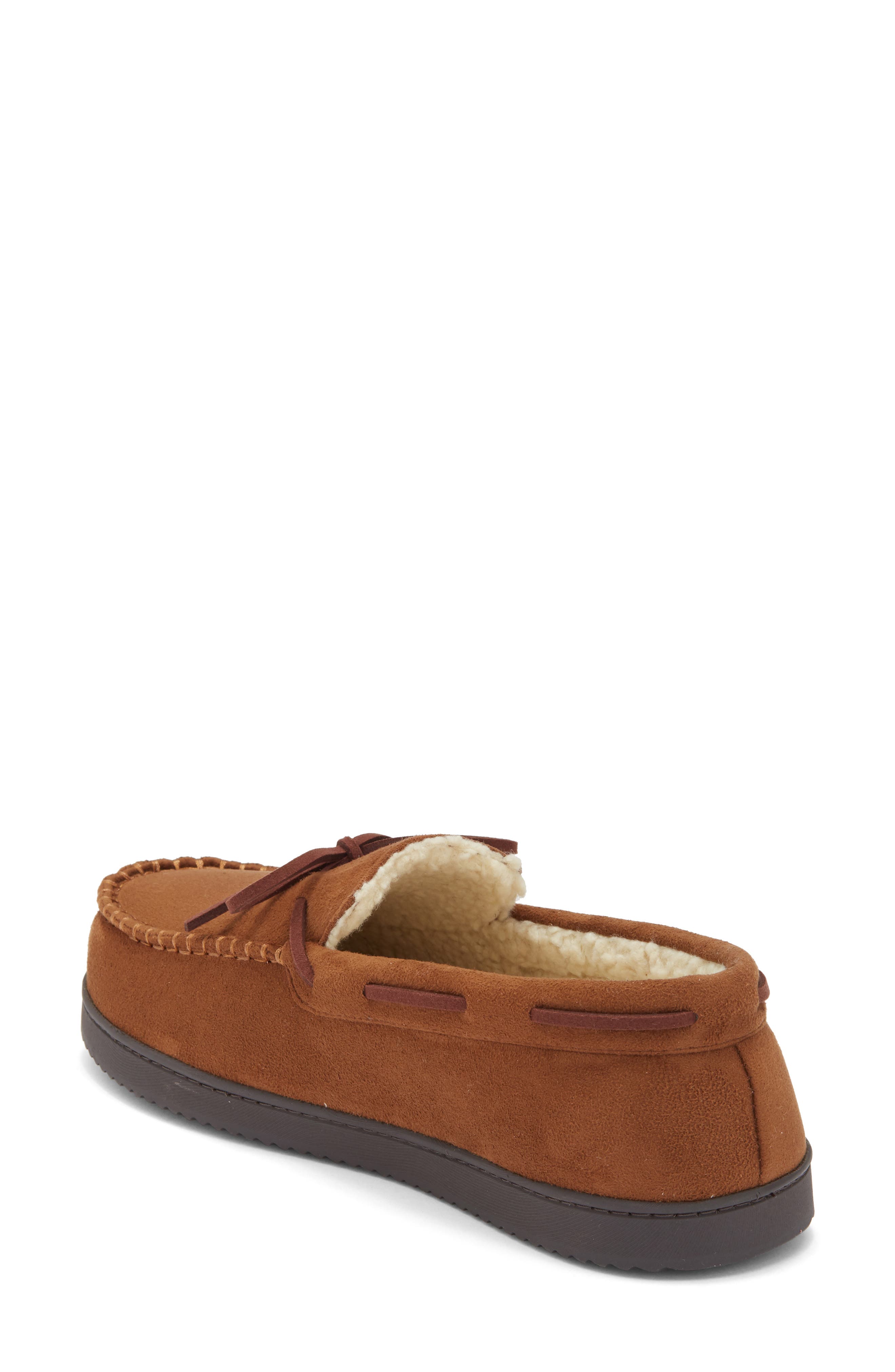 Huxley Slipper, Alternate, color, CHESTNUT