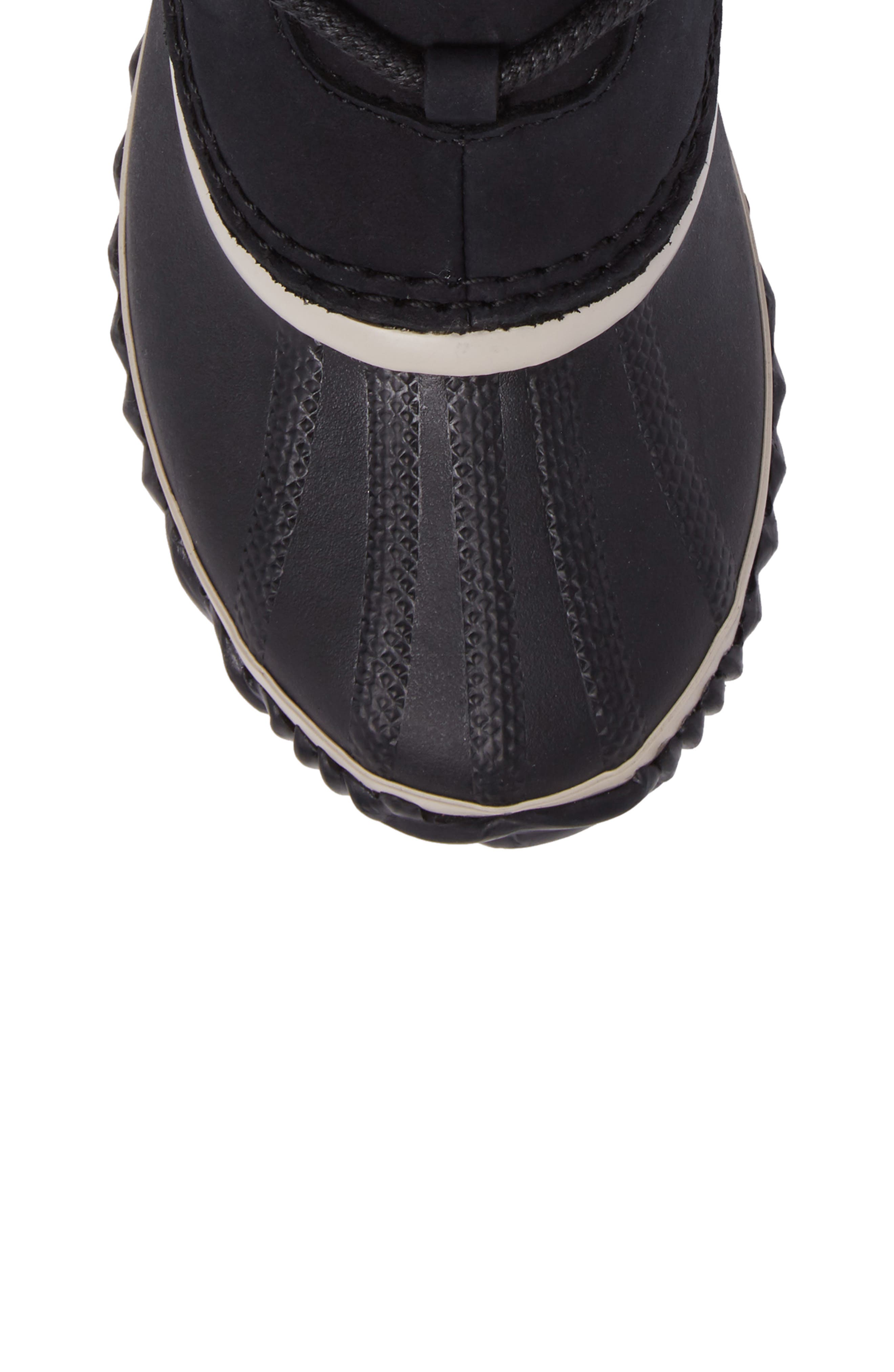 Caribou Slim Waterproof Boot, Alternate, color, BLACK
