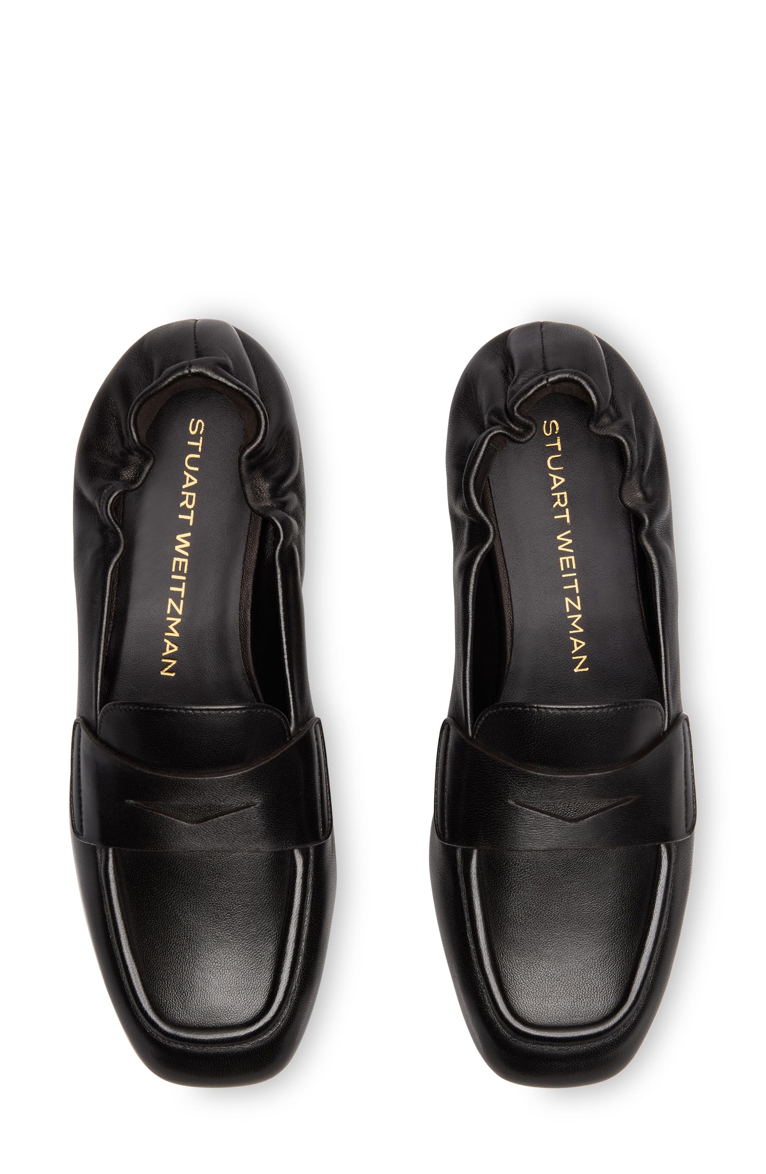 Bryant Leather Loafer, Alternate, color, BLACK