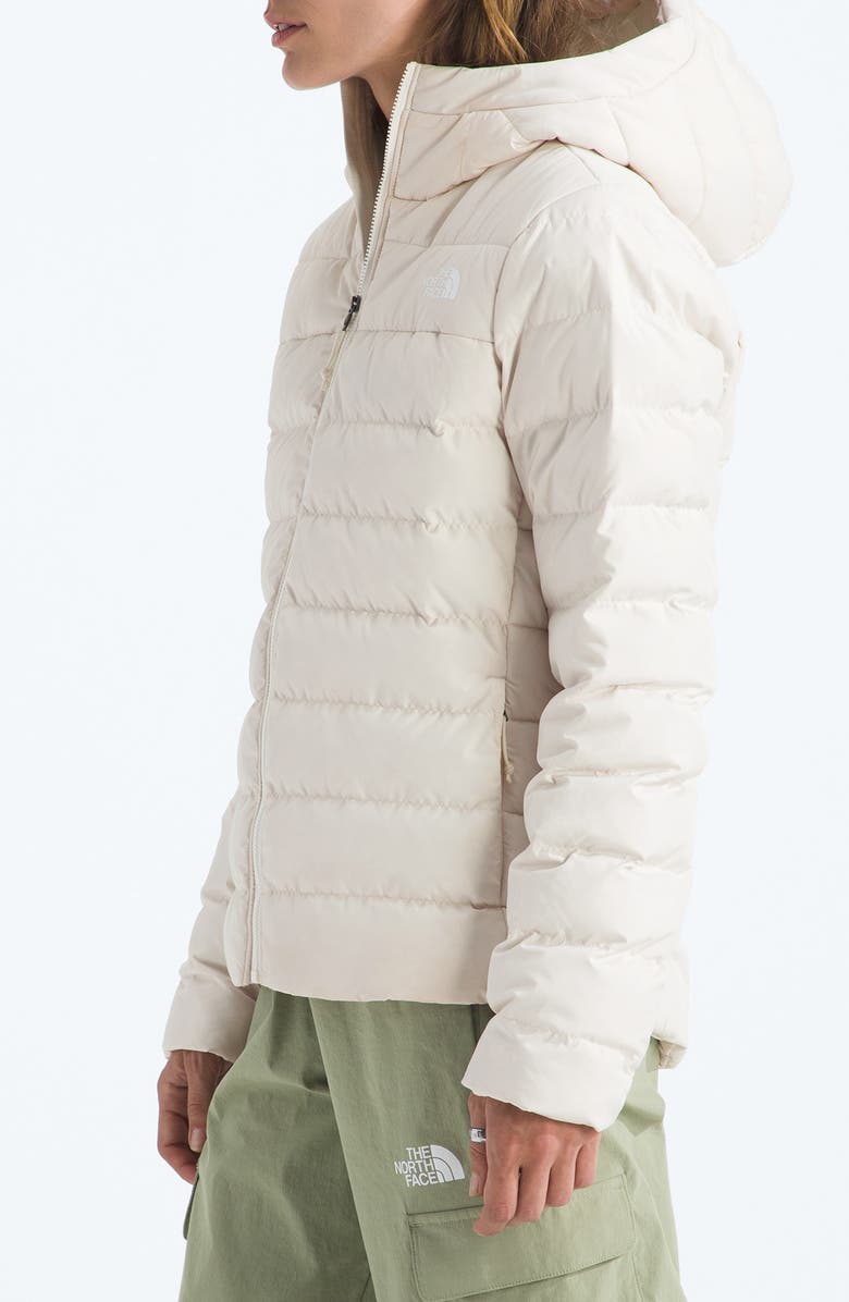 The North Face Aconcagua 3 Water Repellent Hood Jacket, Alternate, color, White Dune