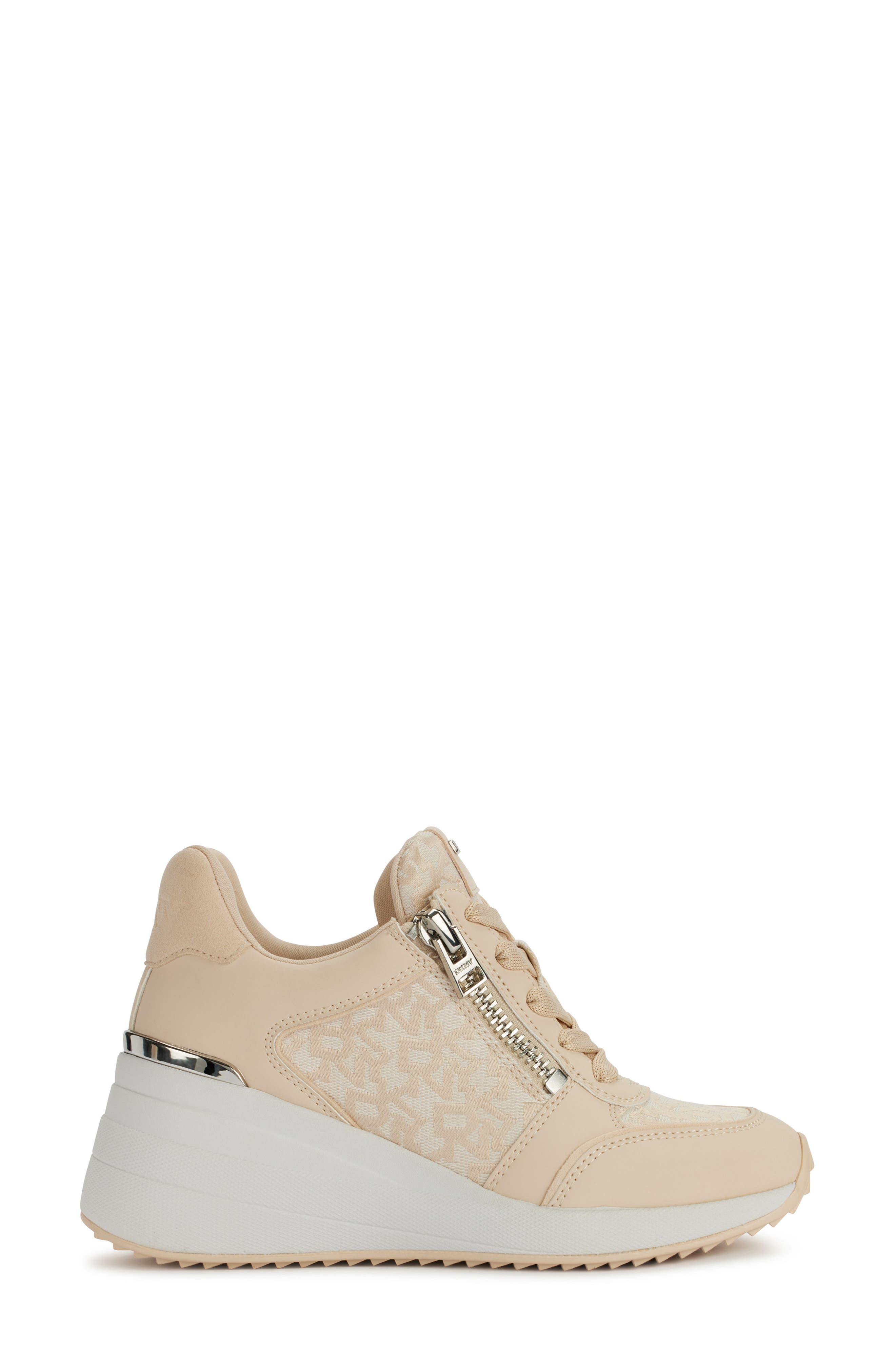 DKNY Kalina Wedge Sneaker, Alternate, color, Hemp