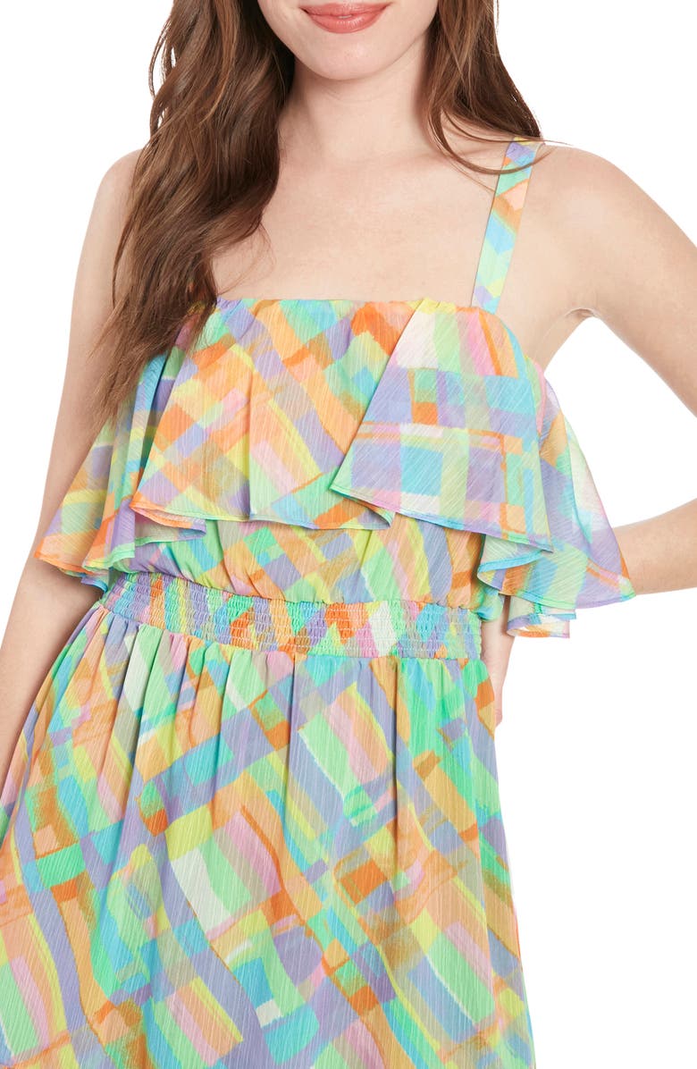 London Times Tiered Maxi Sundress, Alternate, color, 