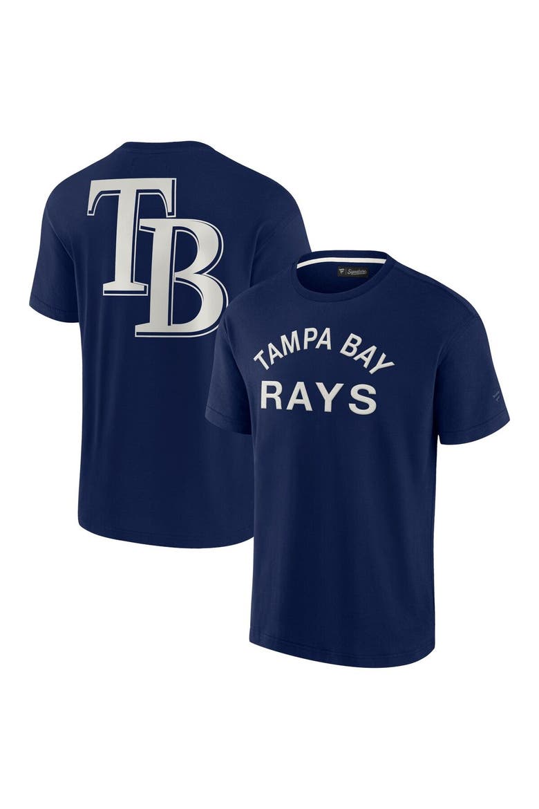 Unisex Fanatics Signature Navy Tampa Bay Rays Elements Super Soft Short Sleeve T-Shirt, Main, color, Navy