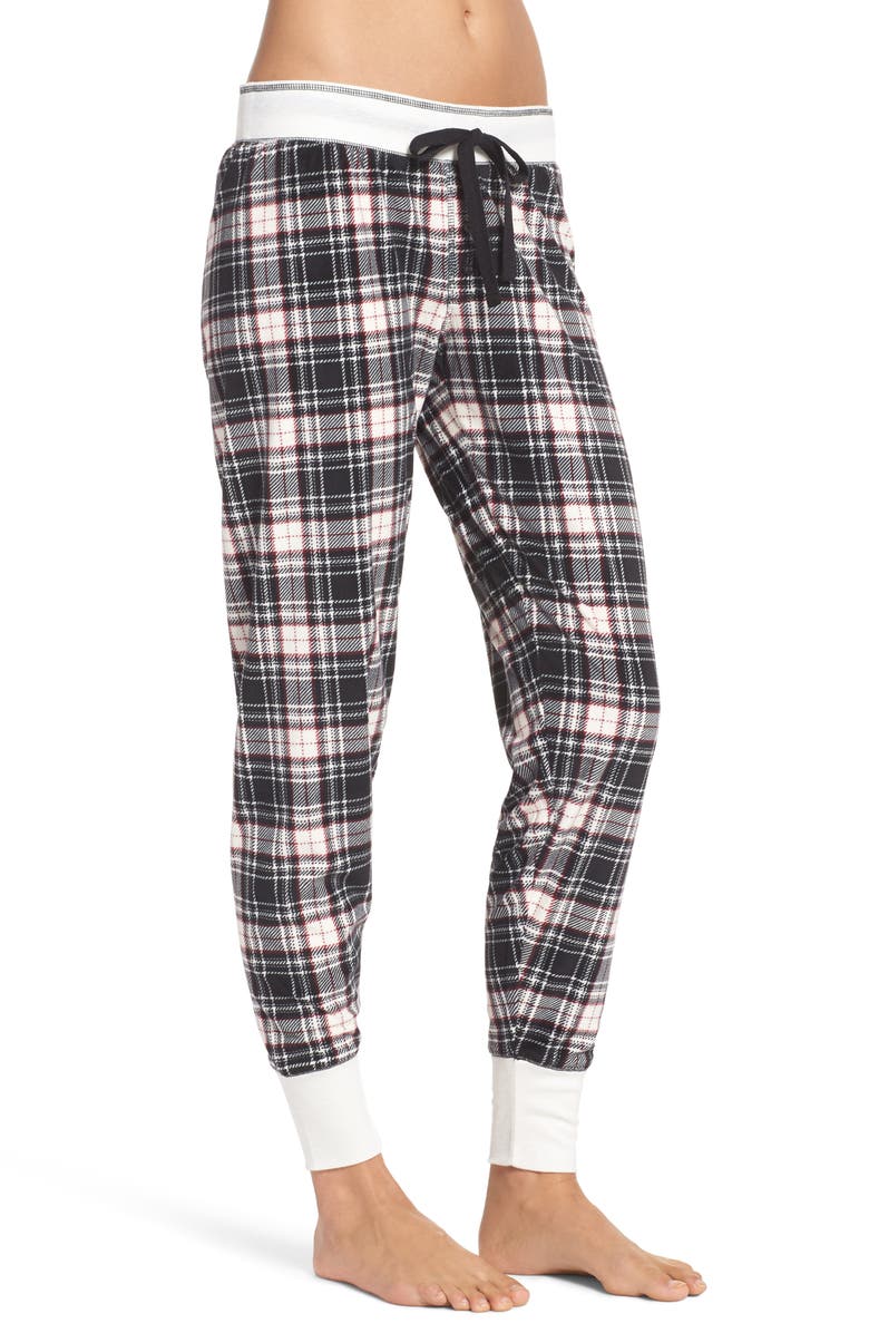 PJ Salvage Print Velour Pants, Alternate, color, 