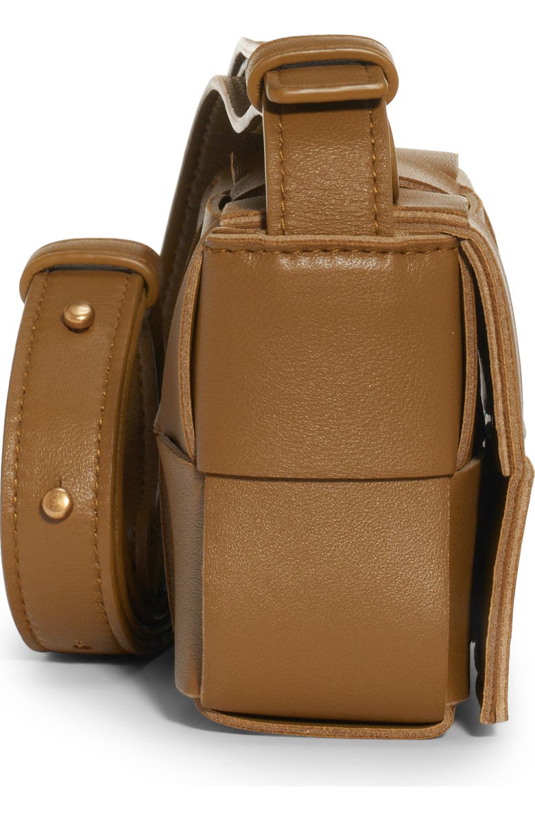 Bottega Veneta Mini Cassette Intrecciato Leather Crossbody Bag, Alternate, color,