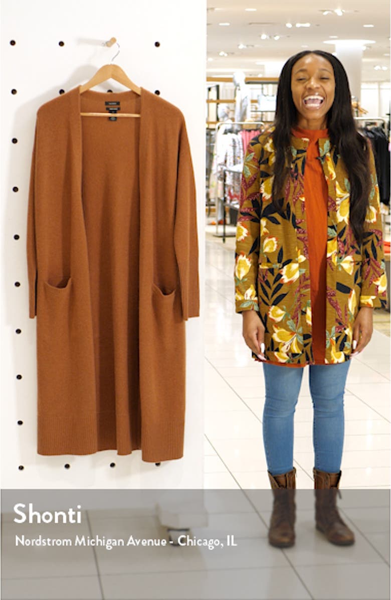 Wool & Cashmere Long Cardigan, sales video thumbnail