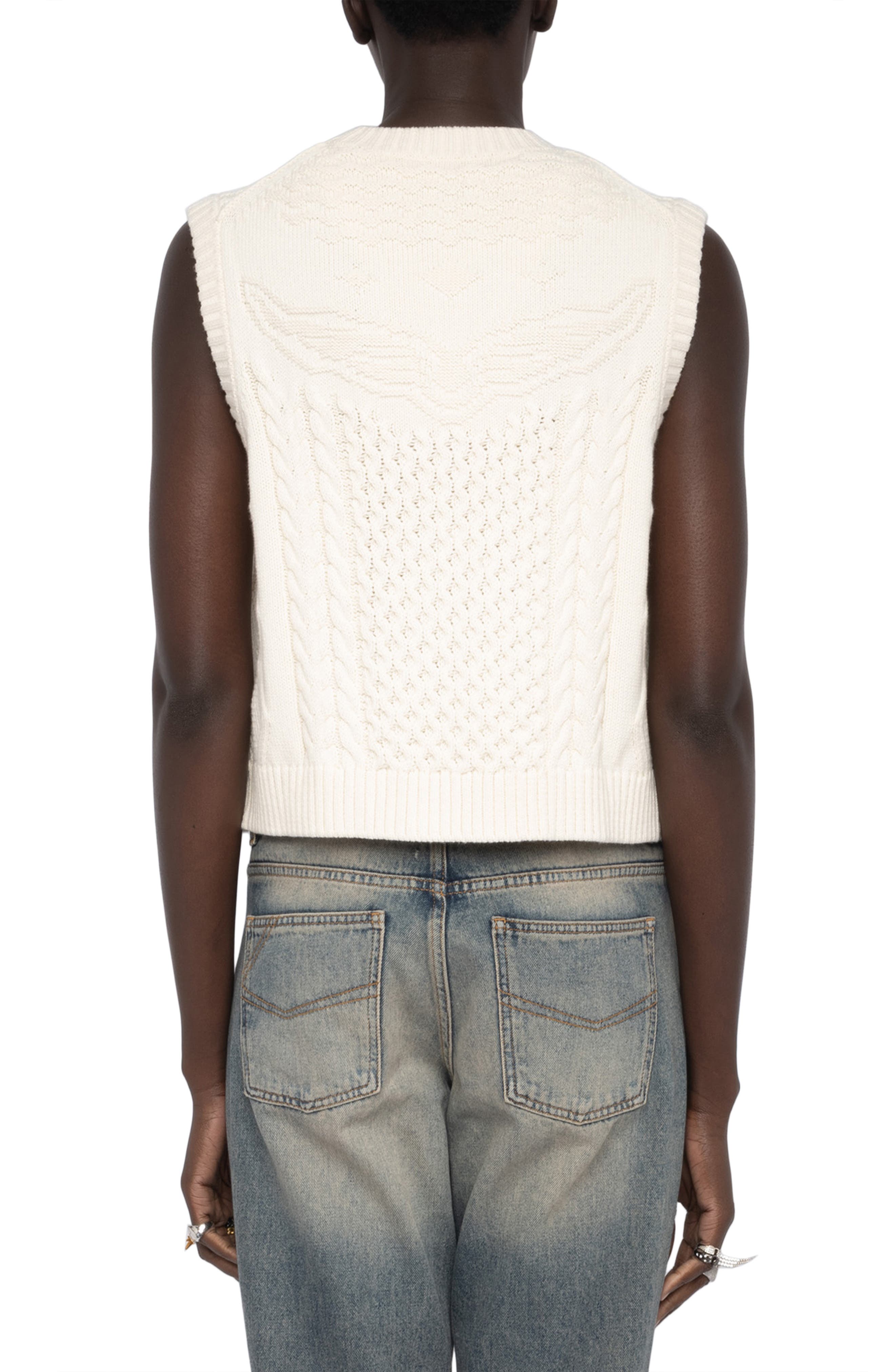 Mally Cable Stitch Vest - image 2