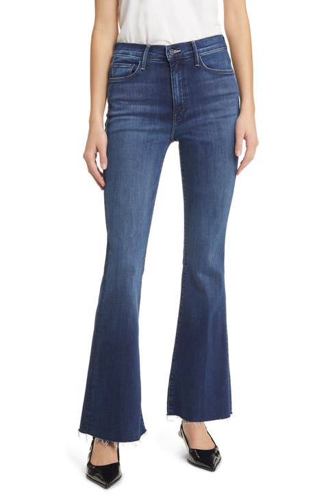 Fray Hem Bootcut Jeans