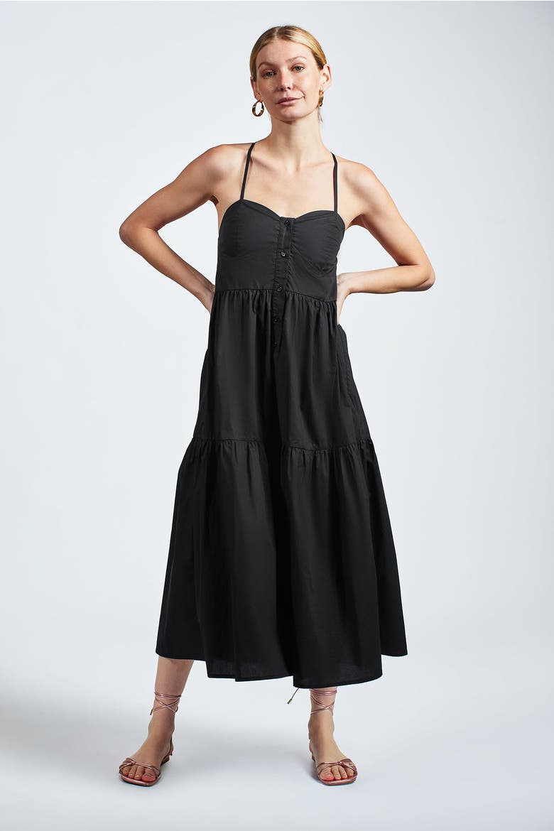 The Leora Dress, Alternate, color, Black