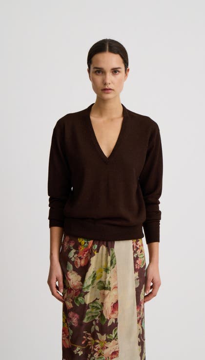 Boyfriend V-neck Sweater