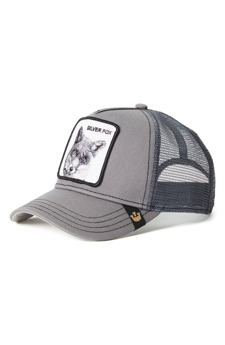 Goorin Bros. The Silver Fox Trucker Hat, Main, color,