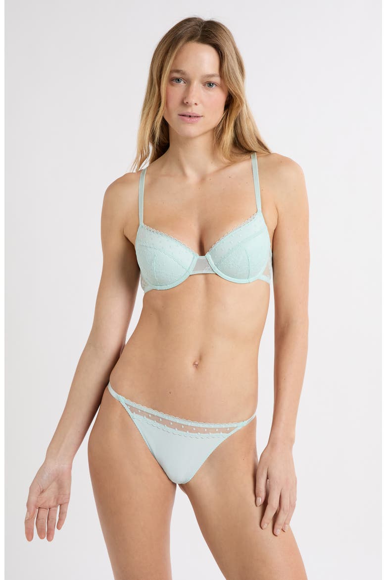 Plum Lace Trim Panties, Alternate, color, BLUE GREEN