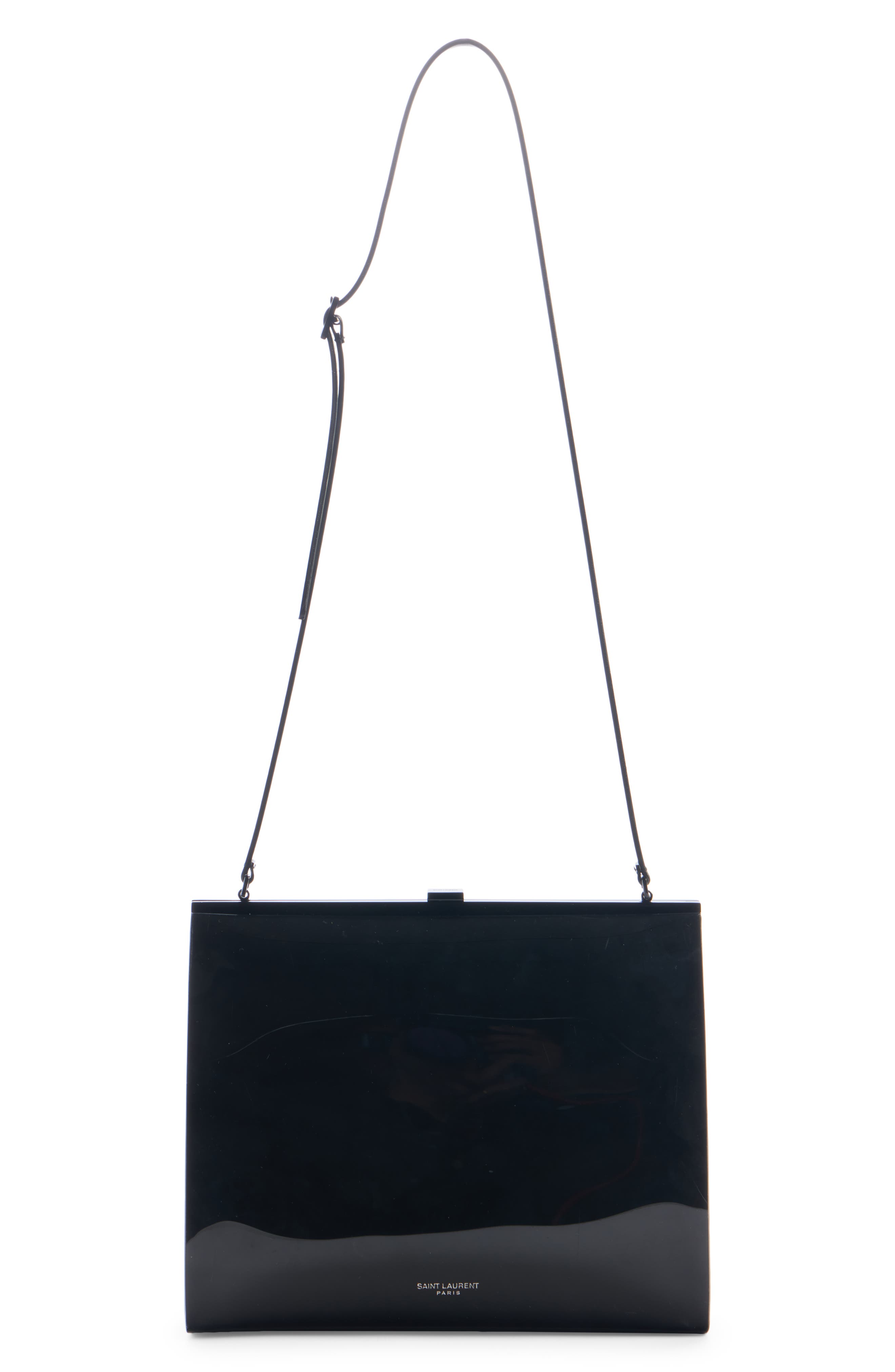 Saint Laurent Small Sac Patent Shoulder Bag, Alternate, color, 