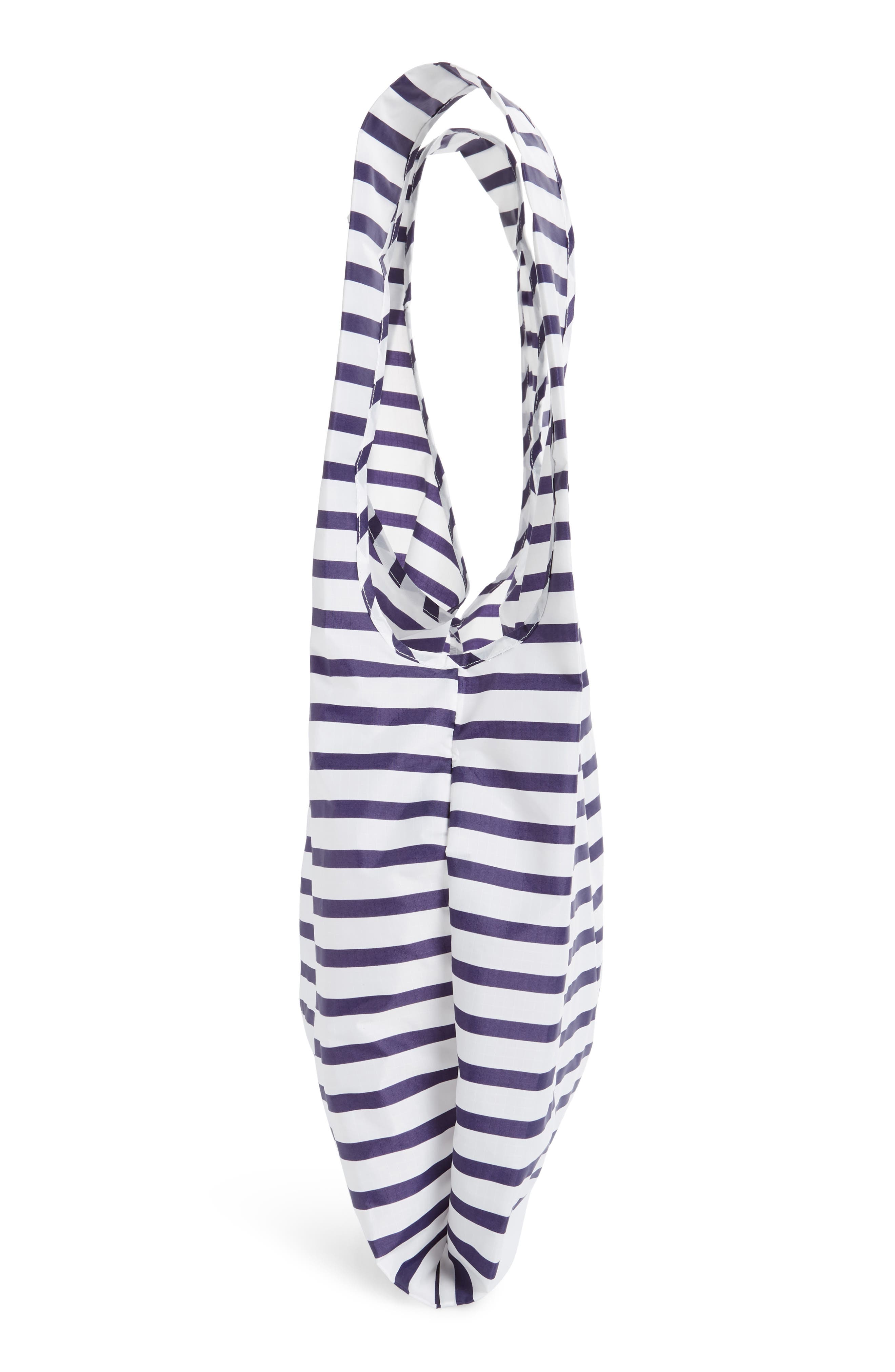 Standard Baggu Printed Ripstop Nylon Tote, Alternate, color, SAILOR STRIPE 2019