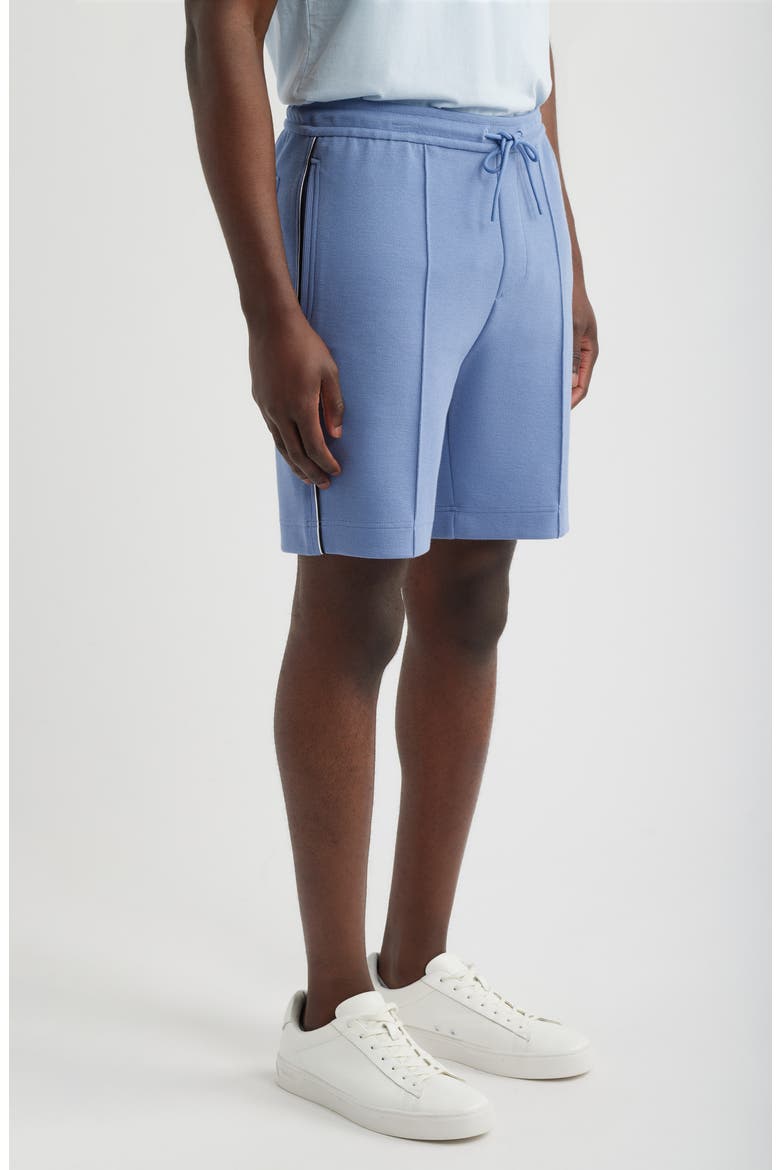 Pintuck Textured Shorts, Alternate, color, LIGHT/ PASTEL BLUE